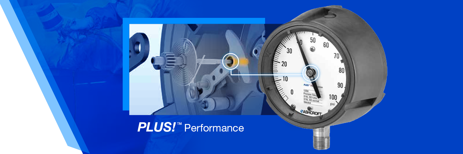 Liquid-filled vs. Direct Drive Pressure Gauges vs. PLUS! Performance